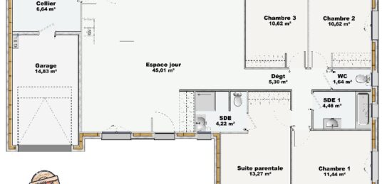 Maison neuve à , Calvados