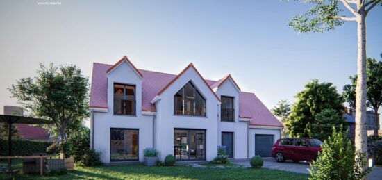 Maison neuve à Saint-Martin-du-Bec, Normandie