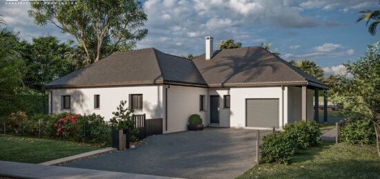 Maison neuve à Oudalle, Normandie
