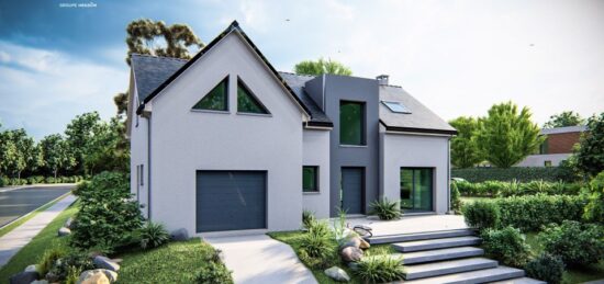 Maison neuve à Écouis, Normandie
