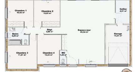 Saint-Laurent-de-Brèvedent Maison neuve - 2637027-4586modele620250321NXXIT.jpeg Les Maisons Extraco