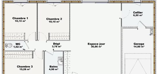 Maison neuve à , Calvados
