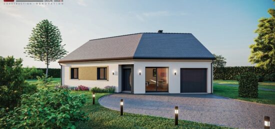 Maison neuve à Radepont, Normandie