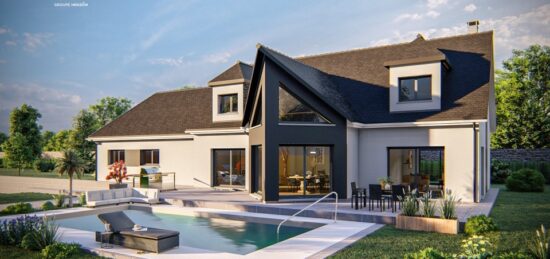Maison neuve à Saint-Étienne-la-Thillaye, Normandie