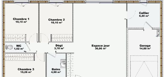 Maison neuve à , Calvados