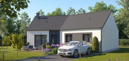 Maison neuve à Bois-l'Évêque, Normandie