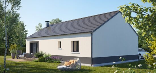 Maison neuve à Bois-l'Évêque, Normandie