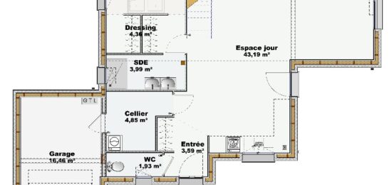 Maison neuve à , Eure