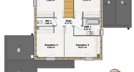 Bois-l'Évêque Maison neuve - 2621760-4586modele720250606f5vSS.jpeg Les Maisons Extraco