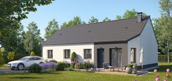 Maison neuve à Émanville, Normandie