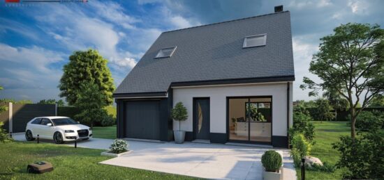 Maison neuve à Saint-Aubin-Épinay, Normandie