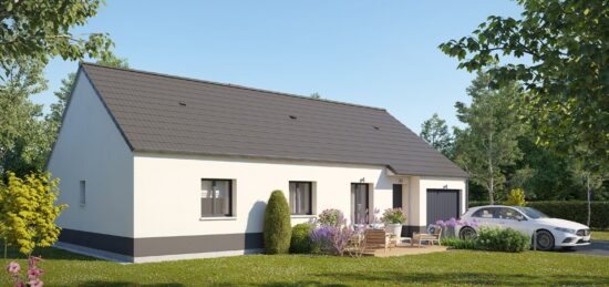 Maison neuve à Angerville-la-Martel, Normandie