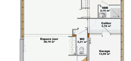 Maison neuve à , Seine-Maritime