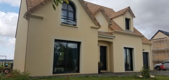 Maison neuve à Piseux, Normandie