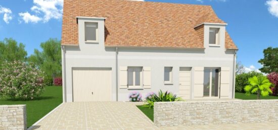 Maison neuve à Angiens, Normandie