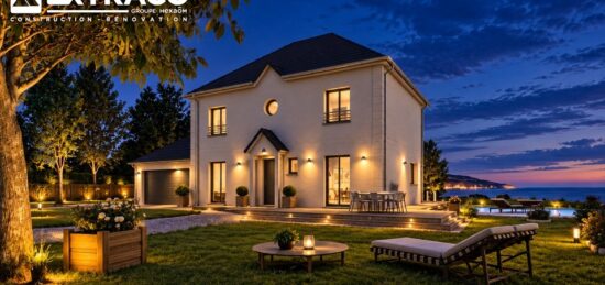 Maison neuve à Bouelles, Normandie